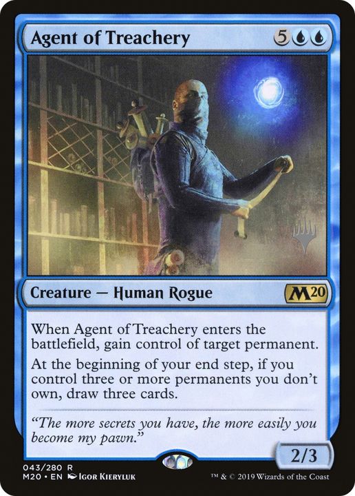 Agent of Treachery in the group Magic the Gathering / Sets / Core Set 2020 Promos at Proxyprinters.com (88812)