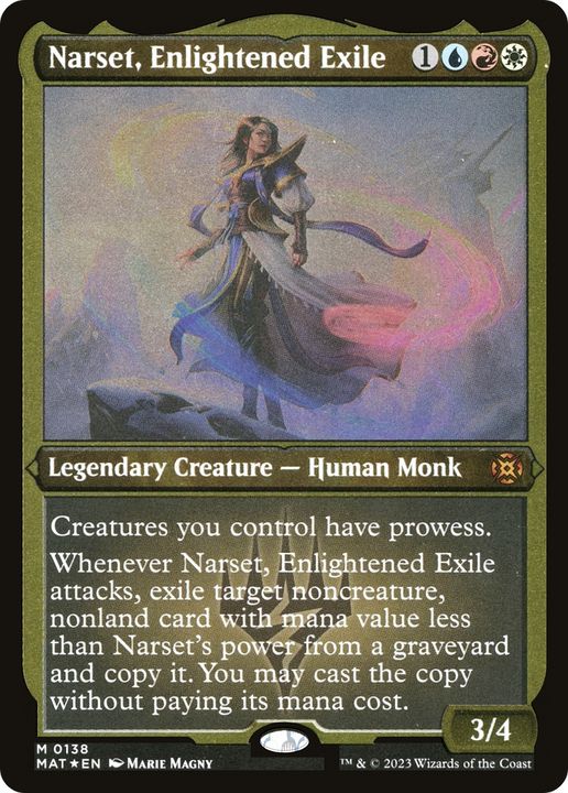 Narset, Enlightened Exile in the group Magic the Gathering / Types / Colors / Multicolors / R, U, W at Proxyprinters.com (88819)