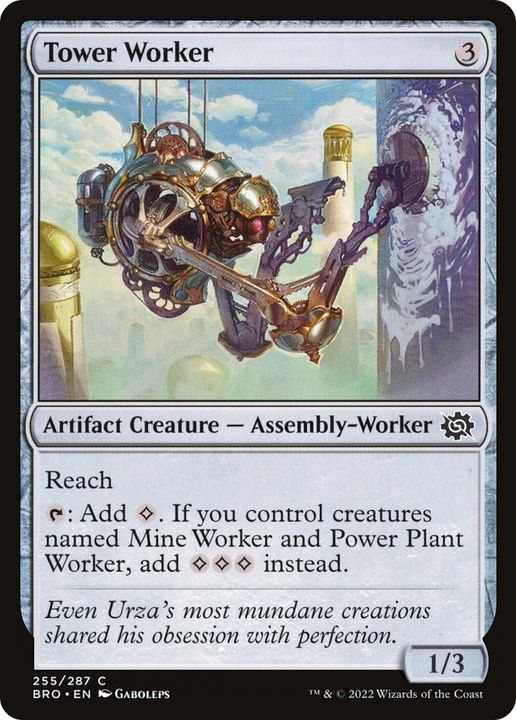 Tower Worker in the group Magic the Gathering / Types / Colors / Colorless at Proxyprinters.com (88834)