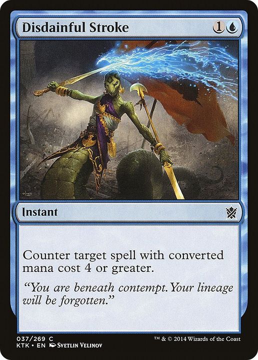 Disdainful Stroke in the group Magic the Gathering / Types / Colors / Blue at Proxyprinters.com (8884)