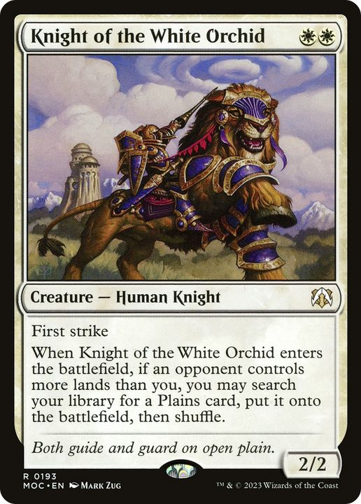 Knight of the White Orchid in the group Magic the Gathering / Sets / March of the Machine Substitute Cards at Proxyprinters.com (88876)