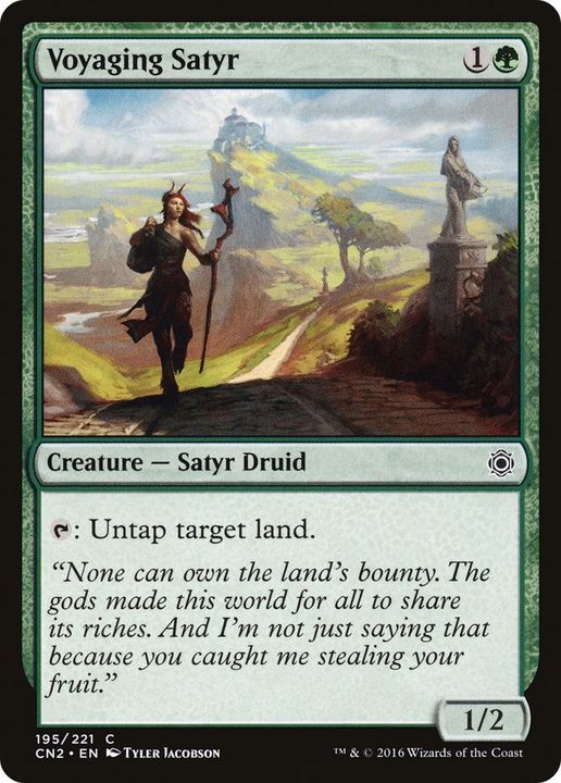 Voyaging Satyr in the group Magic the Gathering / Types / Colors / Green at Proxyprinters.com (8888)