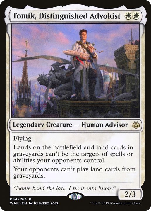 Tomik, Distinguished Advokist in the group Magic the Gathering / Types / Colors / White at Proxyprinters.com (88899)