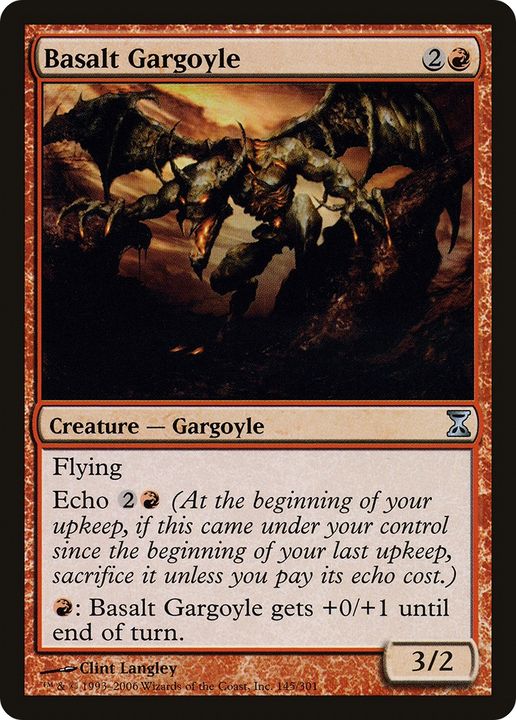 Basalt Gargoyle in the group Magic the Gathering / Types / Colors / Red at Proxyprinters.com (88911)