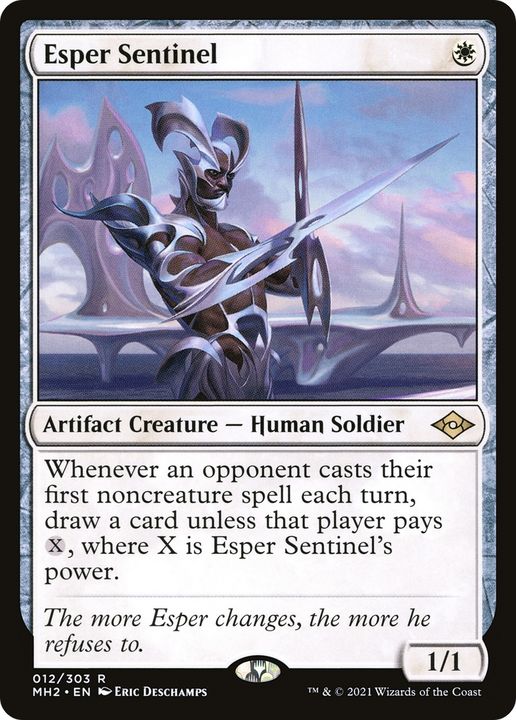 Esper Sentinel in the group Magic the Gathering / Types / Colors / White at Proxyprinters.com (88925)