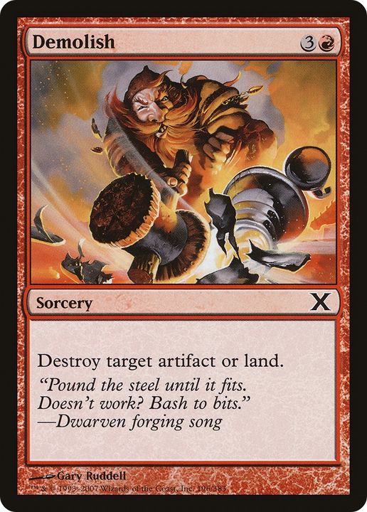 Demolish in the group Magic the Gathering / Types / Colors / Red at Proxyprinters.com (88928)