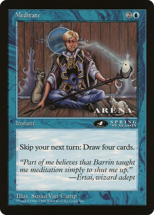 Meditate in the group Magic the Gathering / Types / Colors / Blue at Proxyprinters.com (88940)