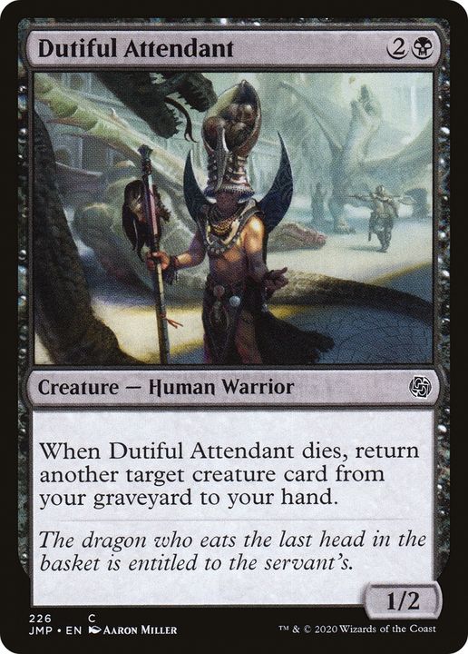 Dutiful Attendant in the group Magic the Gathering / Types / Creatures / Warrior at Proxyprinters.com (88941)