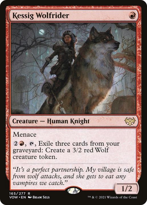 Kessig Wolfrider in the group Magic the Gathering / Types / Creatures / Human at Proxyprinters.com (8896)