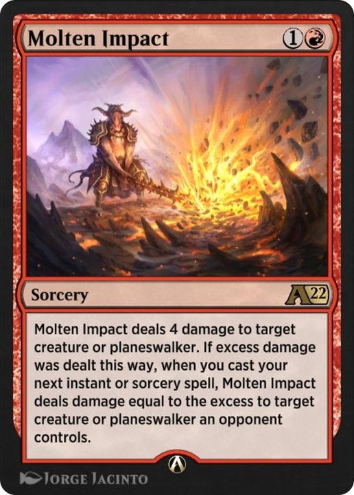 Molten Impact in the group Magic the Gathering / Types / Colors / Red at Proxyprinters.com (89004)