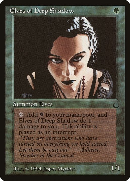 Elves of Deep Shadow in the group Magic the Gathering / Types / Colors / Green at Proxyprinters.com (89018)