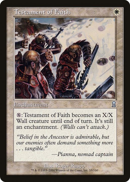 Testament of Faith in the group Magic the Gathering / Types / Enchantment / Enchantment at Proxyprinters.com (89024)