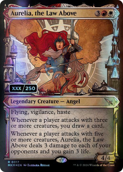 Aurelia, the Law Above in the group Magic the Gathering / Types / Colors / Multicolors / R, W at Proxyprinters.com (89027)