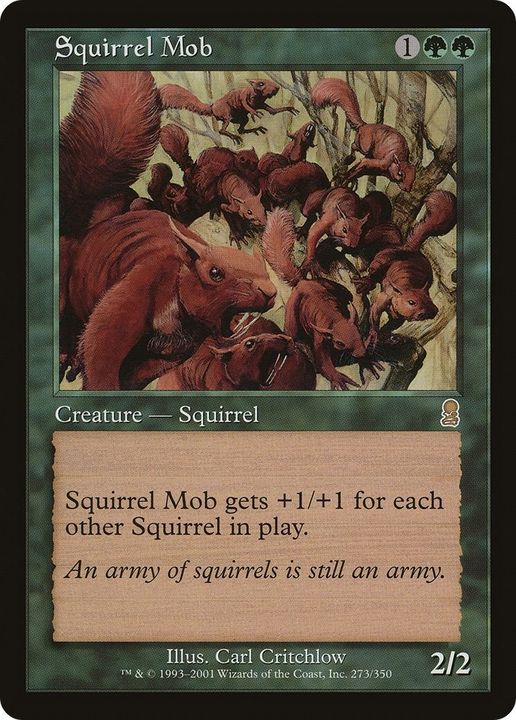 Squirrel Mob in the group Magic the Gathering / Types / Colors / Green at Proxyprinters.com (8906)