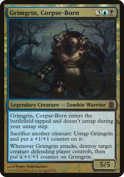 Grimgrin, Corpse-Born in the group Magic the Gathering / Types / Colors / Multicolors / B, U at Proxyprinters.com (89063)