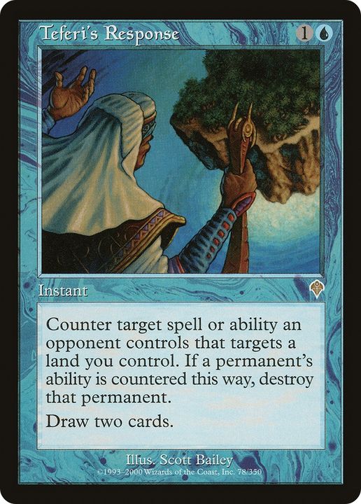 Teferi's Response in the group Magic the Gathering / Types / Colors / Blue at Proxyprinters.com (89065)