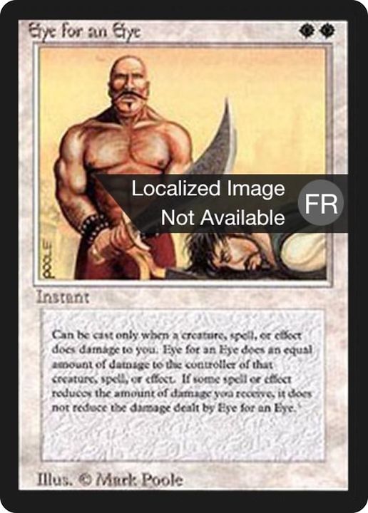 Eye for an Eye in the group Magic the Gathering / Types / Colors / White at Proxyprinters.com (89077)