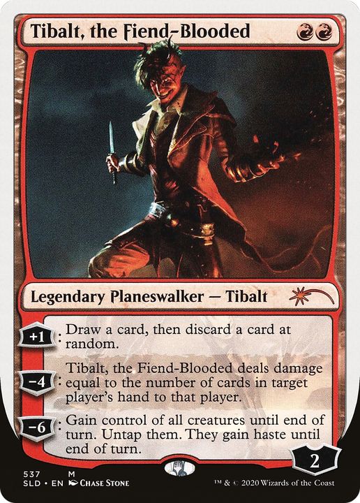 Tibalt, the Fiend-Blooded in the group Magic the Gathering / Types / Colors / Red at Proxyprinters.com (89091)