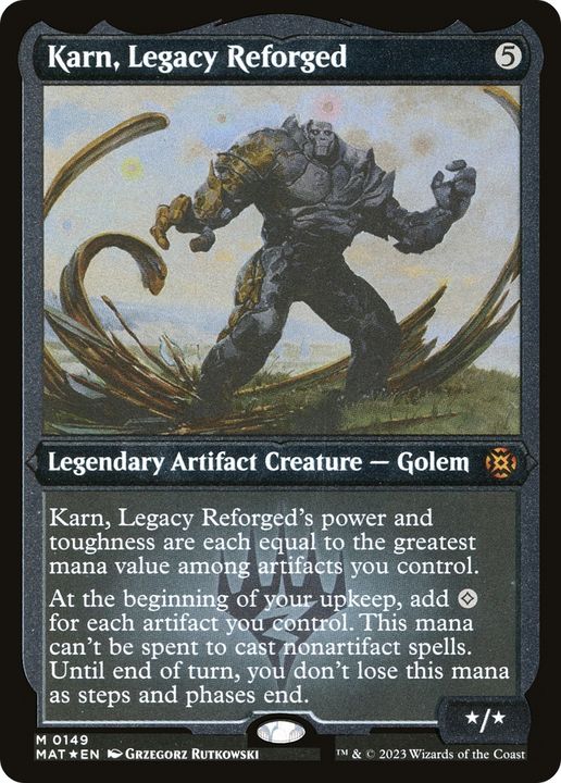 Karn, Legacy Reforged in the group Magic the Gathering / Types / Artifacts / Legendary Artifact at Proxyprinters.com (89095)