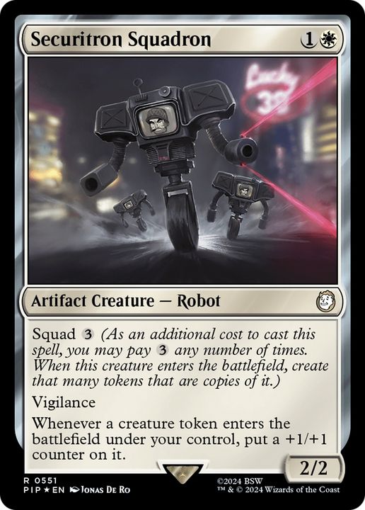 Securitron Squadron in the group Magic the Gathering / Types / Colors / White at Proxyprinters.com (89125)