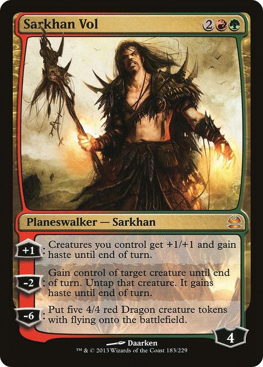 Sarkhan Vol in the group Magic the Gathering / Types / Colors / Multicolors / G, R at Proxyprinters.com (8913)