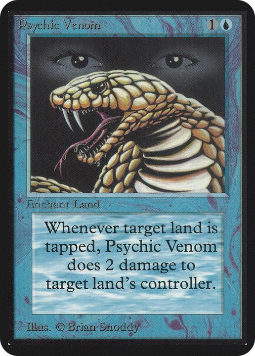 Psychic Venom in the group Magic the Gathering / Sets / Limited Edition Alpha at Proxyprinters.com (89136)