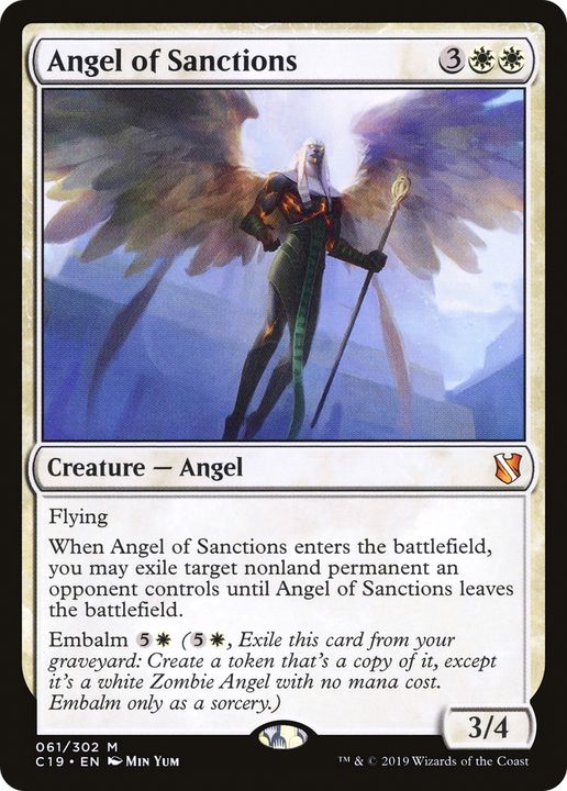 Angel of Sanctions in the group Magic the Gathering / Types / Colors / White at Proxyprinters.com (89138)