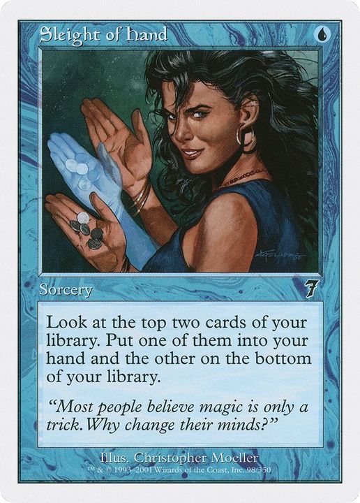 Sleight of Hand in the group Magic the Gathering / Sets / Seventh Edition at Proxyprinters.com (8916)