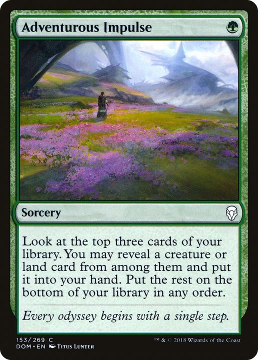 Adventurous Impulse in the group Magic the Gathering / Types / Colors / Green at Proxyprinters.com (89201)