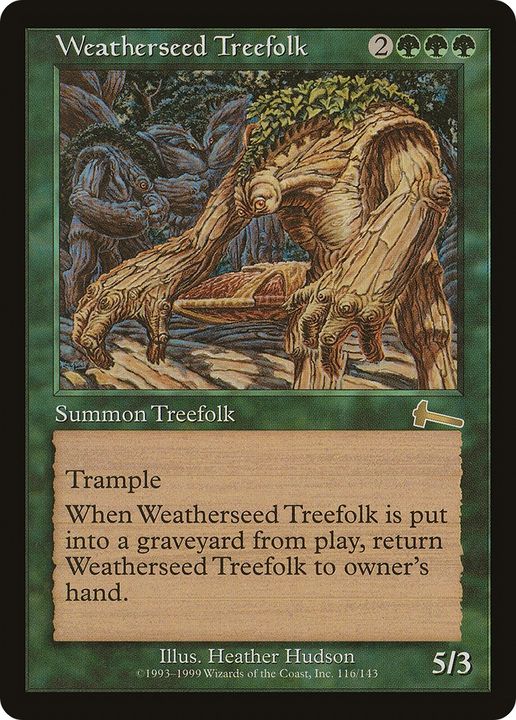 Weatherseed Treefolk in the group Magic the Gathering / Sets / Urza's Legacy at Proxyprinters.com (89214)