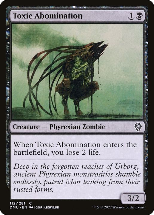 Toxic Abomination in the group Magic the Gathering / Types / Colors / Black at Proxyprinters.com (89222)