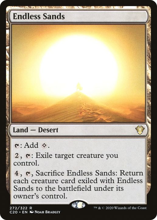 Endless Sands in the group Magic the Gathering / Sets / Commander 2020 at Proxyprinters.com (89225)