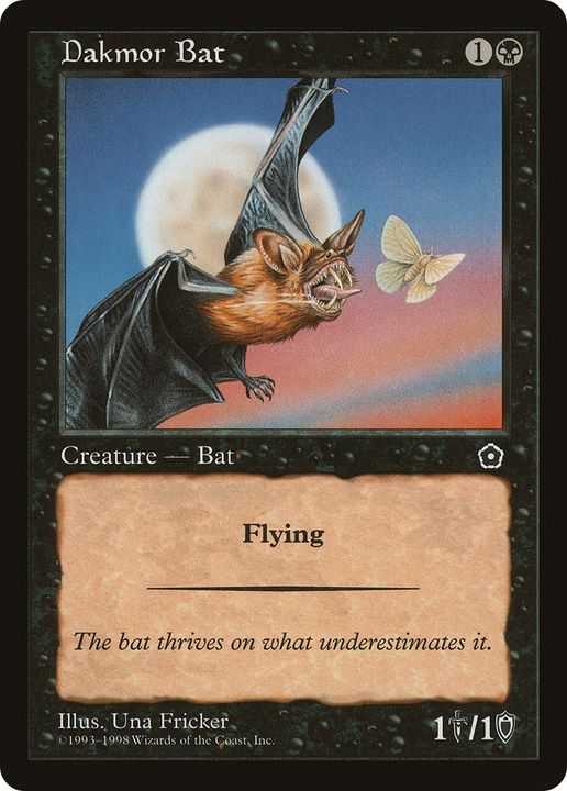 Dakmor Bat in the group Magic the Gathering / Types / Colors / Black at Proxyprinters.com (89275)