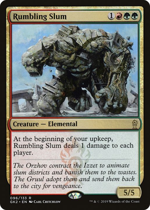 Rumbling Slum in the group Magic the Gathering / Types / Colors / Multicolors / G, R at Proxyprinters.com (89283)