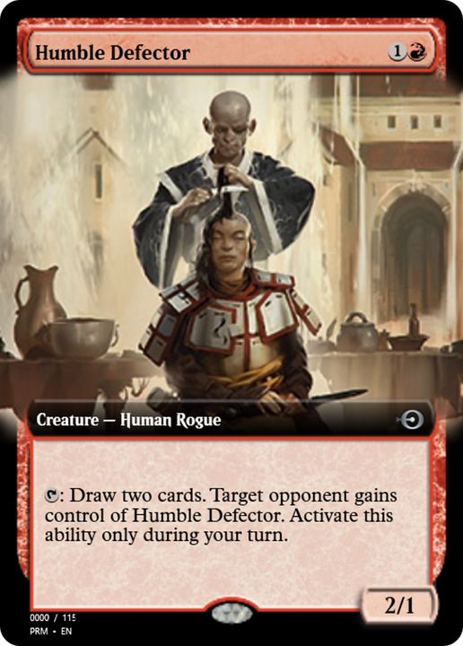 Humble Defector in the group Magic the Gathering / Types / Colors / Red at Proxyprinters.com (89294)