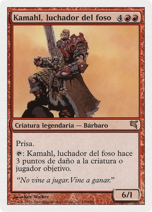 Kamahl, Pit Fighter in the group Magic the Gathering / Sets / Salvat 2005 at Proxyprinters.com (8931)