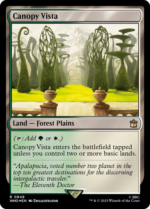 Canopy Vista in the group Magic the Gathering / Sets / Doctor Who at Proxyprinters.com (89310)