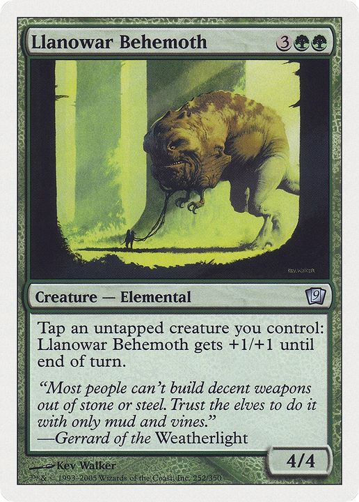 Llanowar Behemoth in the group Magic the Gathering / Types / Colors / Green at Proxyprinters.com (89312)