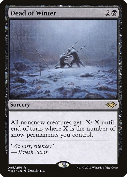 Dead of Winter in the group Magic the Gathering / Types / Colors / Black at Proxyprinters.com (89326)