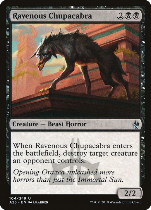 Ravenous Chupacabra in the group Magic the Gathering / Sets / Masters Edition III at Proxyprinters.com (89329)