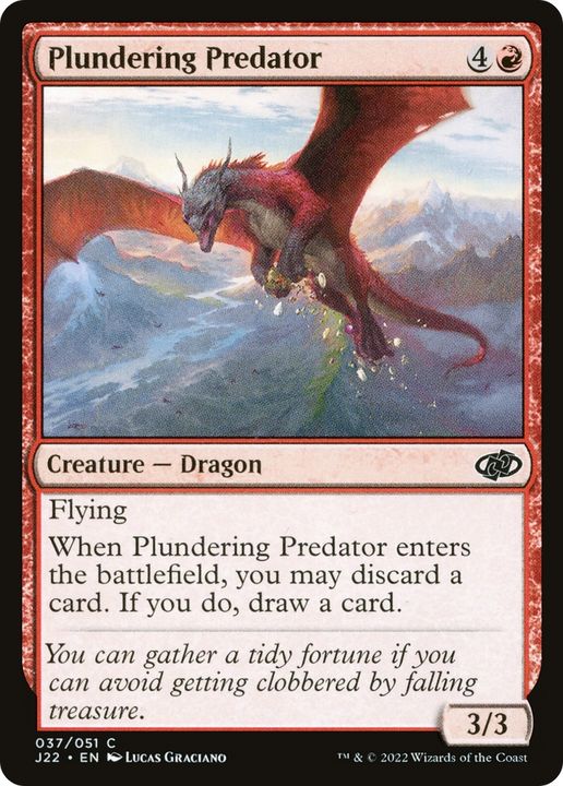 Plundering Predator in the group Magic the Gathering / Sets / Jumpstart 2022 at Proxyprinters.com (89343)