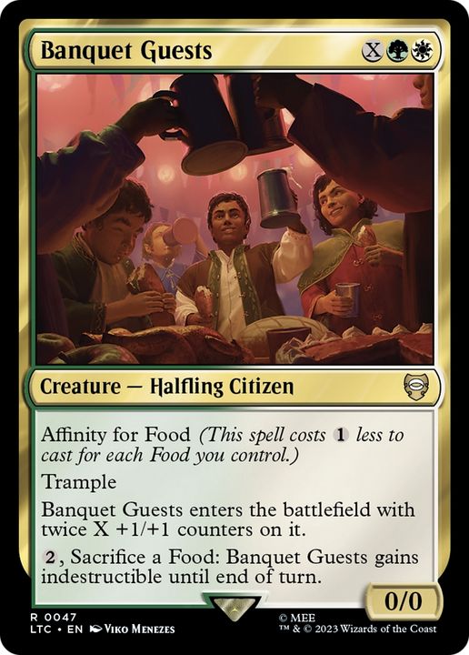 Banquet Guests in the group Magic the Gathering / Types / Colors / Multicolors / G, W at Proxyprinters.com (89361)