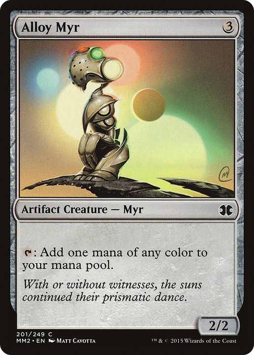 Alloy Myr in the group Magic the Gathering / Sets / Modern Masters 2017 at Proxyprinters.com (89374)