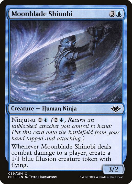 Moonblade Shinobi in the group Magic the Gathering / Types / Colors / Blue at Proxyprinters.com (89379)