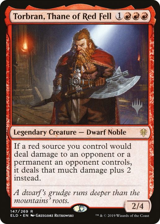 Torbran, Thane of Red Fell in the group Magic the Gathering / Types / Colors / Red at Proxyprinters.com (89389)