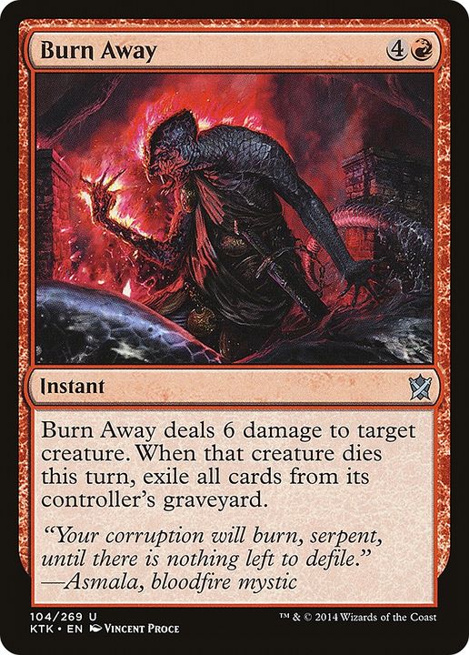 Burn Away in the group Magic the Gathering / Types / Colors / Red at Proxyprinters.com (89390)