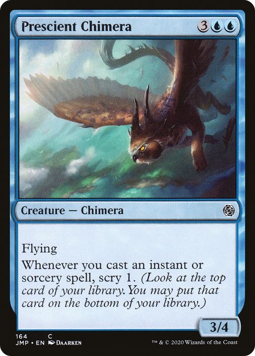 Prescient Chimera in the group Magic the Gathering / Types / Colors / Blue at Proxyprinters.com (89403)