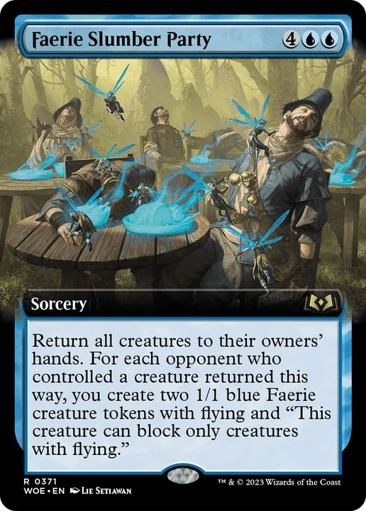 Faerie Slumber Party in the group Magic the Gathering / Types / Colors / Blue at Proxyprinters.com (89435)