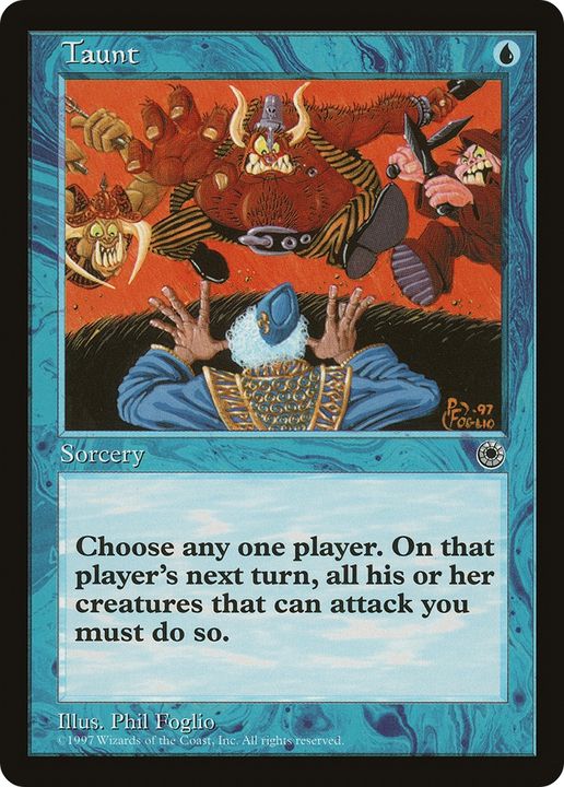 Taunt in the group Magic the Gathering / Types / Colors / Blue at Proxyprinters.com (89442)