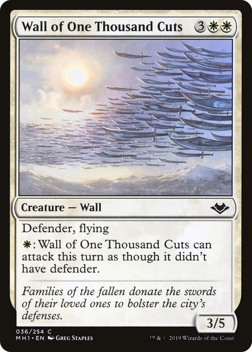 Wall of One Thousand Cuts in the group Magic the Gathering / Sets / Modern Horizons 2 at Proxyprinters.com (89461)